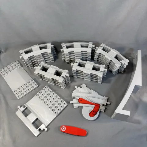 Lego Duplo Train Track Lot.  35 Pieces 10875