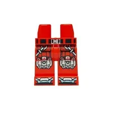 Lego Minifigure Legs Cooper DreamZzz Red Silver 71489 71497 71499 #I-083