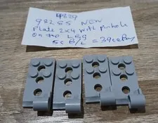 #4829# Genuine Lego 98285 plate with pin hole on top  NEW  Combined shipping