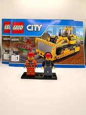 LEGO City Construction Bulldozer 60074 Complete Set 384pcs Age 5-12 No Box