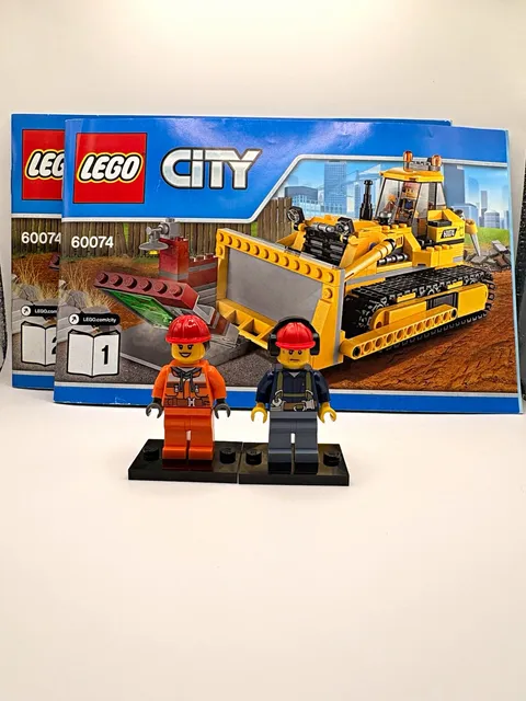 LEGO City Construction Bulldozer 60074 Complete Set 384pcs Age 5-12 No Box