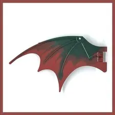 LEGO 7019 Viking Fortress Red Green Dragon Wing 19 x 11 Vintage 2005