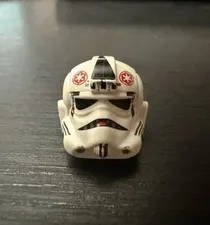 LEGO - Minifig, Headgear Helmet Stormtrooper, AT-AT Driver Red Imperial Logo