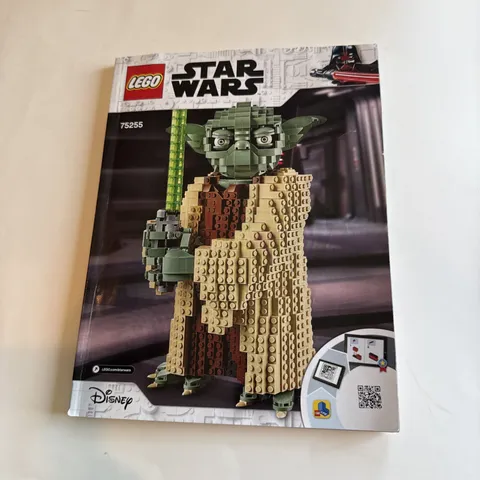 LEGO Star Wars 75255 Yoda Instruction Manual Book Only Disney Retired