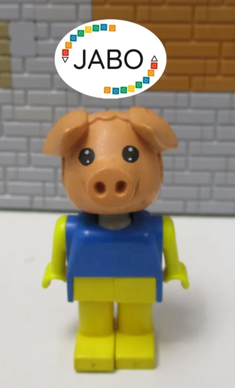 (E5/41) Lego Fabuland Figure fab11a Percy Pig 325 3615