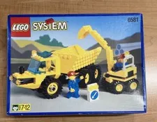 Vintage Lego 6581 Dig N' Dump New And Sealed / New And Sealed