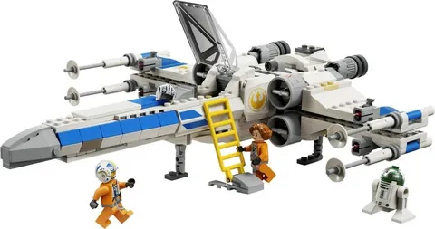 LEGO Star Wars New Republic X-Wing Starfighter Building Toy - Build and Display