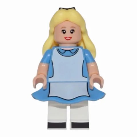 LEGO Minifigure Alice, Disney, Series 1 without Stand and Accessories