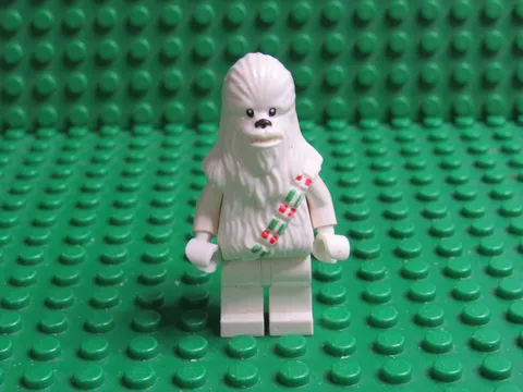 LEGO Star Wars Snow Chewbacca Minifig White 75146 Advent Calendar Christmas CC32