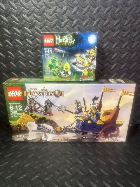 LEGO Castle Fantasy Era King's Battle Chariot 7078 NIB Sealed Monster Fighters
