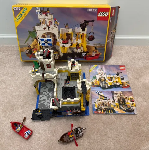 Lego 6276 Eldorado Fortress with instructions and box, 99% complete
