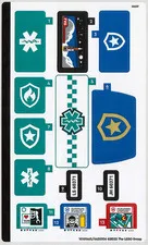 LEGO STICKER SHEET 60371 EMERGENCY VEHICLES HQ New from set