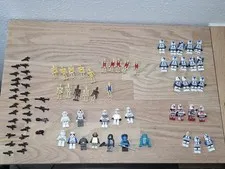 LEGO Star Wars Minifigure Log Of 49+ And 30+ Blasters