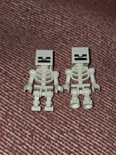 Lego Minecraft Skeleton Set Lot Of 2 Minifigures Lot