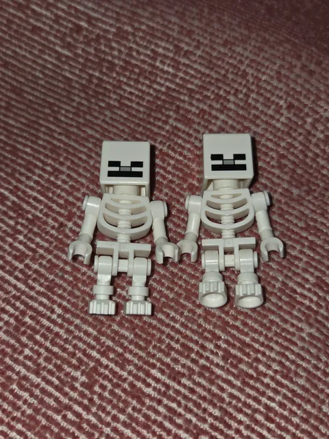 Lego Minecraft Skeleton Set Lot Of 2 Minifigures Lot