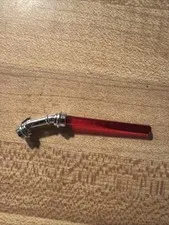 Lego Count Dooku Lightsaber Curved Chrome Hilt Rare