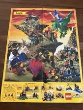 LEGO Castle Poster (1993), Dragon Masters Black Knights 21" x "16 + Soccer