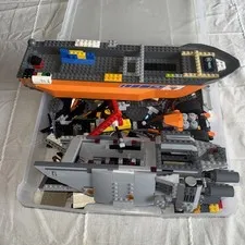 LEGO Bulk Lot Bricks, Blocks, Boat Parts in Multicolor Plastic Tub 30 lbs 