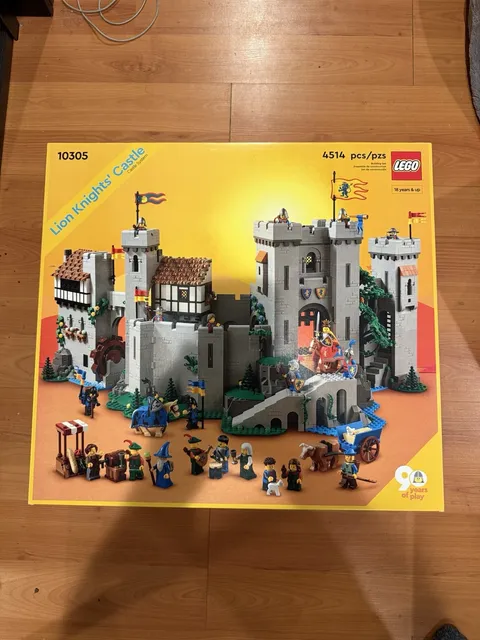 NEW & SEALED Lego 10305 Lion Knights' Castle Icons Medieval Fortress Set 4514pcs