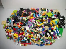 2 Lbs LEGO Bulk Lot – Random Bricks Plates Parts Mixed Pieces for Building Block