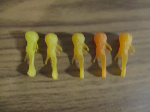 Lego Bionicle lot 6 YELLOW/ORANGE SQUID AMMO PROJECTILE 57555 Replacement Parts