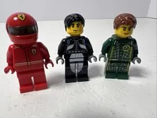 LEGO® Minifigure Lot - Ferrari Race Drivers / Speed Champions