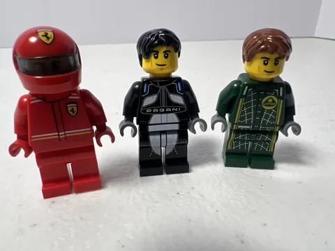 LEGO® Minifigure Lot - Ferrari Race Drivers / Speed Champions