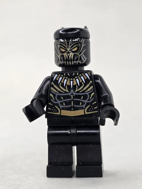 LEGO Erik Killmonger Minifigure sh0477 76099 Marvel Super Heroes 1f