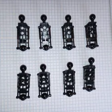8 Lego 47297 Black Bionicle Toa Metru type Leg Lower Section Genuine Lego 8 pcs