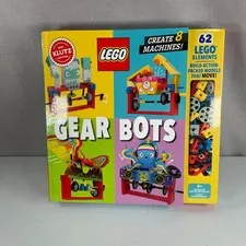 Klutz LEGO Gear Bots Activity Kit Complete 62 Elements Creative STEM Toy NEW
