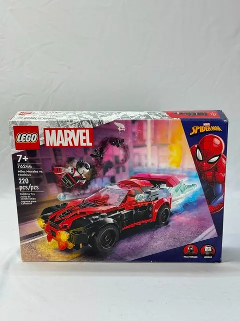Lego Miles Morales vs. Morbius LEGO Marvel Spider-Man 76244 RETIRED NEW