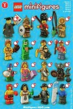 LEGO CMF Series 5 - Complete Set Of 16 Minifigures - NEW Factory Sealed 8805