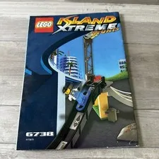 6738 LEGO Manual Only Island Xtreme Stunts 2002 Foldable Poster Instructions