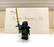 [MISPRINT SILVER LEGS] LEGO NINJAGO Possessed Lloyd Morro, GENUINE, No Cracks