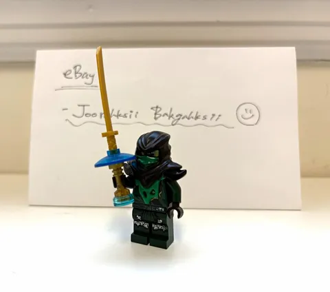 [MISPRINT SILVER LEGS] LEGO NINJAGO Possessed Lloyd Morro, GENUINE, No Cracks