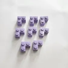 LEGO Parts Lavender Purple Brick 1X2X2 Corner No 2357 (8x)