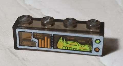 LEGO Alien Autopsy Computer Screen THE BIG SECRET REVEAL Green Yellow Body Mars