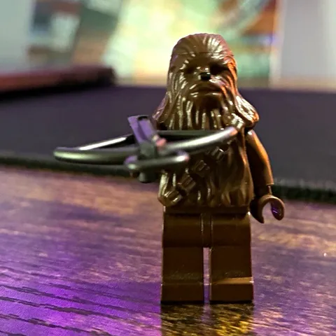 LEGO Star Wars Chewbacca Minifigure with Bowcaster Plastic Movie Character