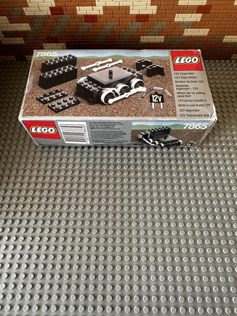 (L-2) LEGO® Railway Engine 7865 Red P.Z. 7740 7760 7745 7735 Original Box