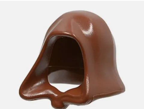 LEGO Minifigure, Headgear Hood 30381 Reddish Brown