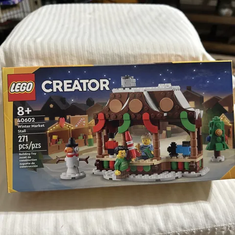 LEGO Creator Seasonal Christmas Winter Market Stall (40602) New in Sealed Box