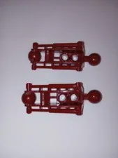 2 Lego 47297 Dark Red Bionicle Toa Metru type Leg Lower Section Genuine Lego