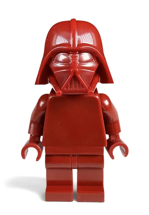 RARE Dark Red Monochrome Darth Vader - Unreleased Official Lego Minifigure