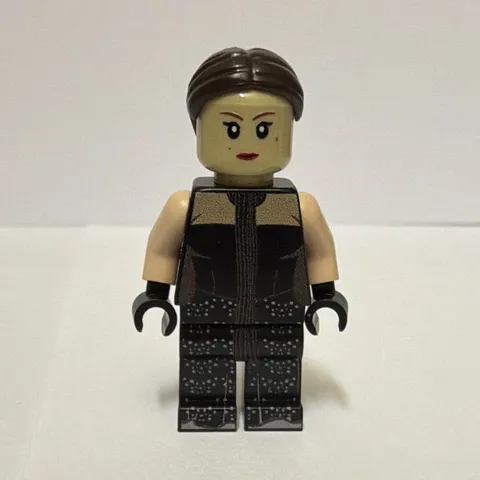 LEGO Padme Amidala Republic Bricks Custom Printed Minifig Black Dress Fireside