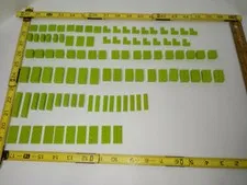 100 pieces Lime Green Genuine Lego Bricks and Plates Fun Variety of Sizes MOC