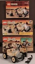 Lego Adventurers Desert 5918 Scorpian Tracker (1998): 100% Comp w/Inst/Box Parts