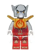 LEGO® Minifigure LEGENDS OF CHIMA loc089 Worriz Fire Chi Armor