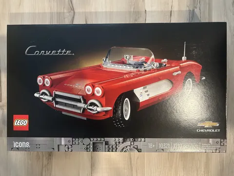 LEGO Icons Chevrolet Corvette Set 10321 BRAND NEW SEALED - Retired