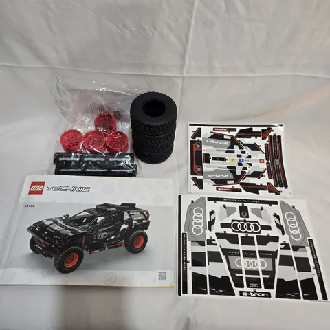 LEGO 42160 Audi Instruction Manual Decal Stickers And Wheels Replacement parts