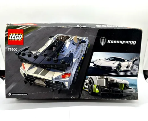 LEGO Speed Champions Koenigsegg Jesko 76900 Racing Sports Car Toy with Driver...